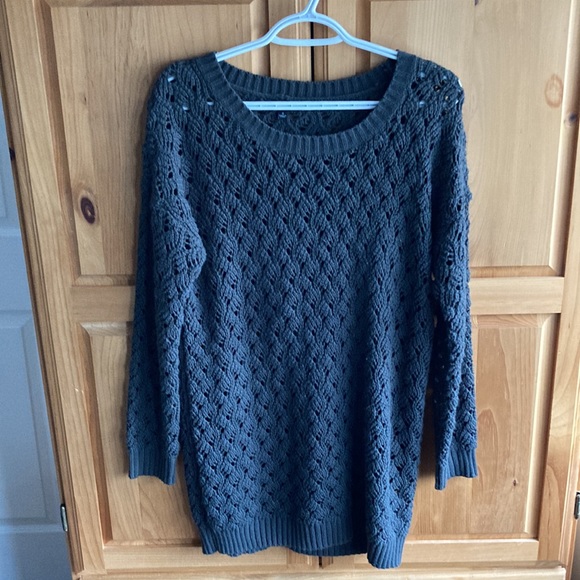 Grey Knit Sweater - Picture 1 of 4